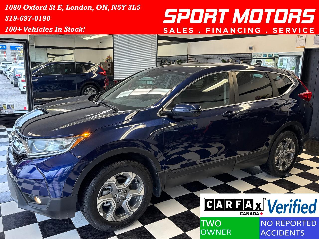 Used 2018 Honda CR-V EX AWD+New Tires+Brakes+Roof+LKA+CLEAN CARFAX for sale in London, ON