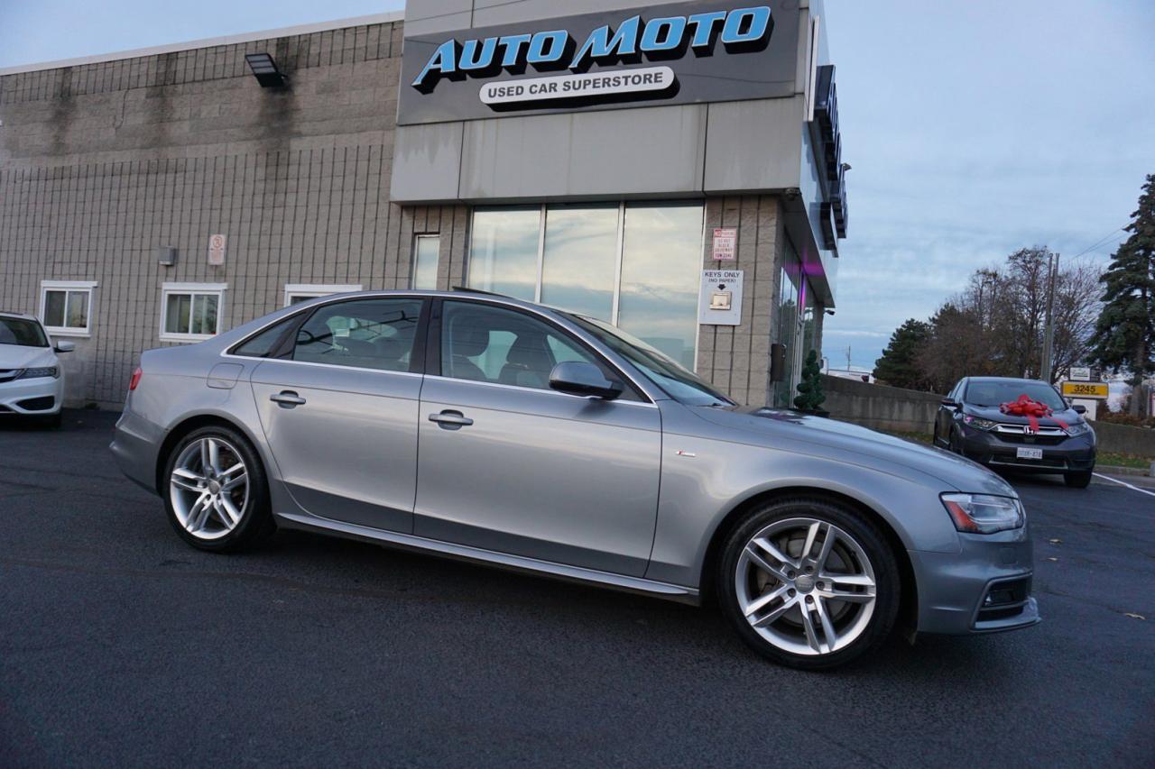 Used 2015 Audi A4 TECH-PLUS AWD CERTIFIED *ACCIDENT FREE**LOW KMS* BLUETOOTH LEATHER HEATED SEATS SUNROOF CRUISE ALLOYS for sale in Burlington, ON