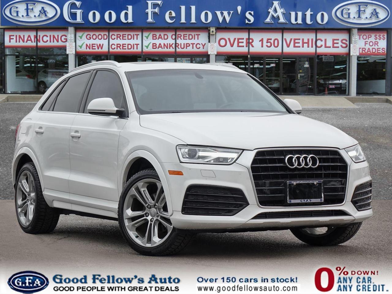 2018 Audi Q3 PROGRESSIV QUATTRO MODEL, LEATHER SEATS, SUNROOF,