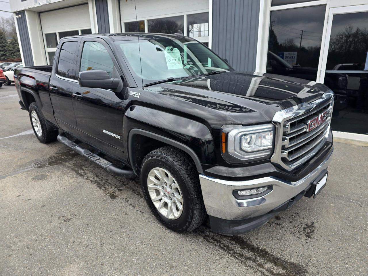 <p><strong>2019 GMC Sierra 1500 LTD SLE 4WD Double Cab: Rugged Versatility with a Dash of Style</strong></p>

<p>Meet the 2019 GMC Sierra 1500 LTD SLEa truck that doesnt just punch the clock; it redefines the workday. Powered by a robust 5.3L V8 engine with 8 cylinders of pure muscle, this powerhouse delivers 355 horsepower, perfect for towing, hauling, or just showing off at the tailgate party. And with 4WD, youre in charge whether the road is paved, gravel, or non-existent.</p>

<p>The Double Cab design blends utility and comfort seamlessly. Spacious seating for five means the Sierra is ready for work crews or weekend warriors alike. The SLE trim level adds a touch of sophistication with premium cloth upholstery, a user-friendly 8-inch touchscreen, Apple CarPlay/Android Auto compatibility, and a Wi-Fi hotspotbecause even trucks need to stay connected.</p>

<p>Outside, GMCs bold grille and signature LED lighting demand attention, while practical features like a CornerStep rear bumper and EZ-Lift tailgate make loading up easier than ever. Paired with its impressive payload and towing capacity, the Sierra proves its more than just a pretty face.</p>

<p>Whether youre tackling the great outdoors or the daily grind, the 2019 GMC Sierra 1500 LTD SLE is your trusty sidekick with a touch of luxury. Ready to roll? This truck doesnt just take you placesit makes an entrance.</p>

<p><em>Disclaimer: Specifications based on manufacturer data. Performance may vary depending on conditions. Check with the dealer for details.</em></p>

<p><em> Inquire for details @ 613-561-4857 (Call or Text) or Drop by the office @ 2212 Princess St, Kingston, Ontario - Platinum Auto Sales, Proudly Serving Kingston at our New Convenient Location to help serve you better!<br />
 Are you making payments for a vehicle you no longer want or need? We can get you out of that car and into a car you love.<br />
 Have you been to other dealerships and declined for a vehicle? We finance ALL credit situations and income types: Full time, Part time, Pension, Old Age Security, ODSP, Ontario Works, Child Tax and even Cash Income. Good credit, bad credit, no credit? Bankruptcy or Consumer Proposal? Your approved!<br />
 Top Tier Extended Warranty & Gap Insurance Protection Packages! Come see the Platinum team and let us take the stress out of buying your next car.<br />
 Platinum Auto Sales Kingston - Call or Txt 613-561-4857 Come into the office at 2212 Princess St, Kingston The Home of Guaranteed Financing **(O.A.C. and/or down payment may be required).<br />
$699 Certification Fee Includes 30 Day Guarantee, inquire for details. <br />
 If opting to not purchase certified, please consider the following *This Vehicle is not driveable and not certified, Certification is available for $699, which also includes 30 day/1000km guarantee, in which case the vehicle is then Fit and Driveable, inquire for details.<br />
 Please contact a sales representative to ensure options are exactly as stated. It is rare but sometimes the vin decoder makes errors.</em><br />
</p>