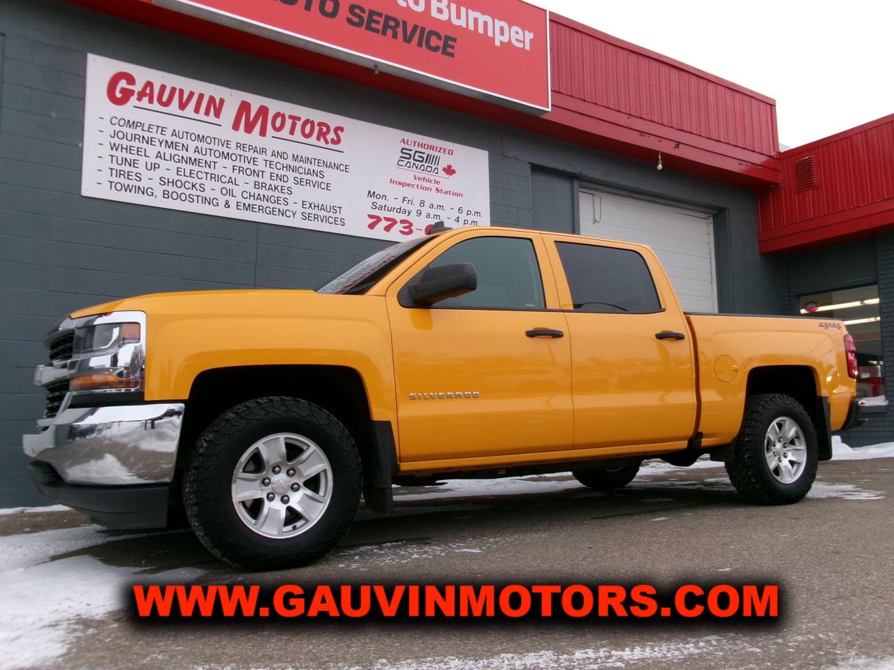 Used 2018 Chevrolet Silverado 1500 4X4, Crew, 5.3L, Loaded, Solid Truck, Sale Priced! for sale in Swift Current, SK