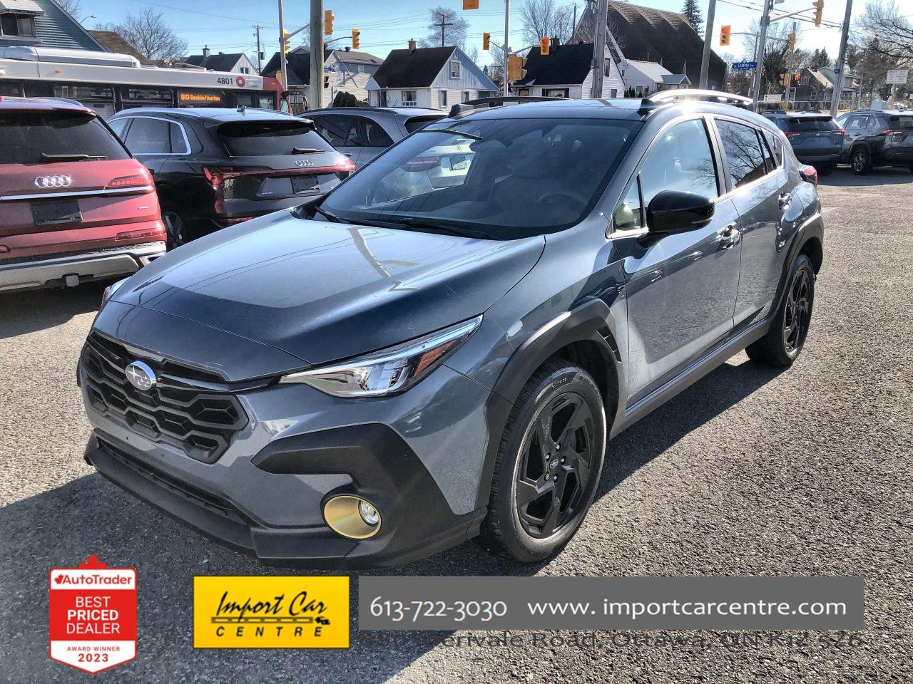 Used 2024 Subaru XV Crosstrek Onyx EYESIGHT, MOONROOF, BK.CAM, HTD. SEATS, ALLOY for sale in Ottawa, ON