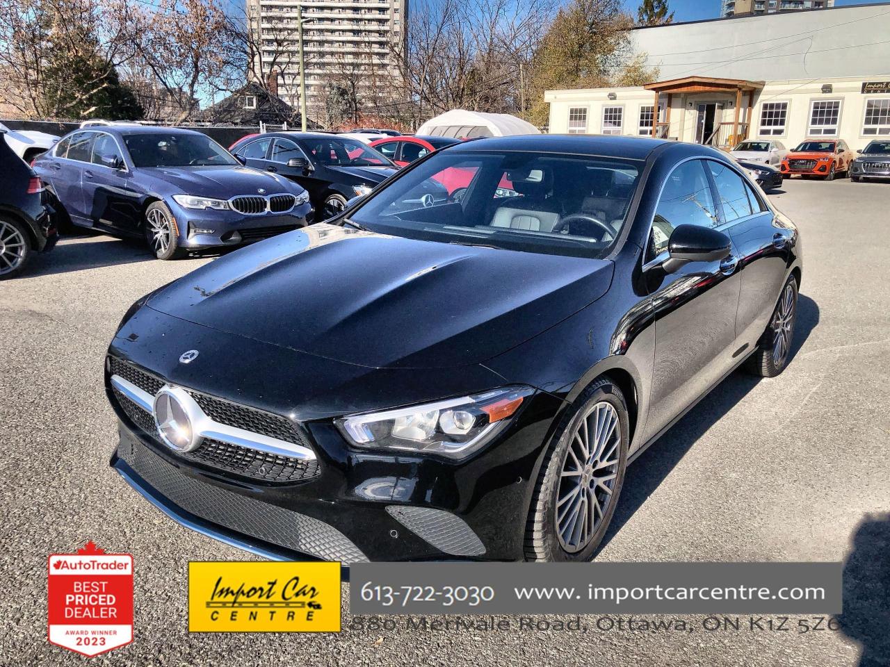 Used 2023 Mercedes-Benz CLA-Class LIGHT & SIGHT PKG, PANO. ROOF, NAVI, HTD. SEATS, P for sale in Ottawa, ON