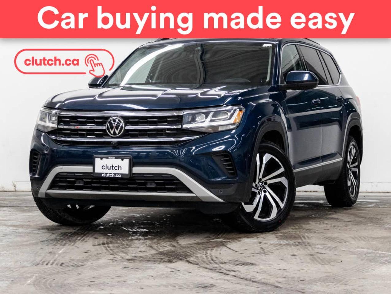 Used 2021 Volkswagen Atlas Execline AWD w/ Apple CarPlay & Android Auto, Heated Steering Wheel, Heated Front Seats for sale in Toronto, ON