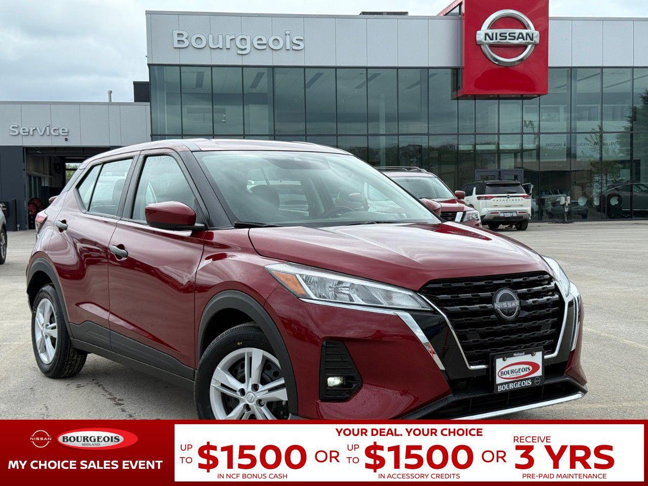 New 2025 Nissan Kicks Play S FWD for sale in Midland, ON