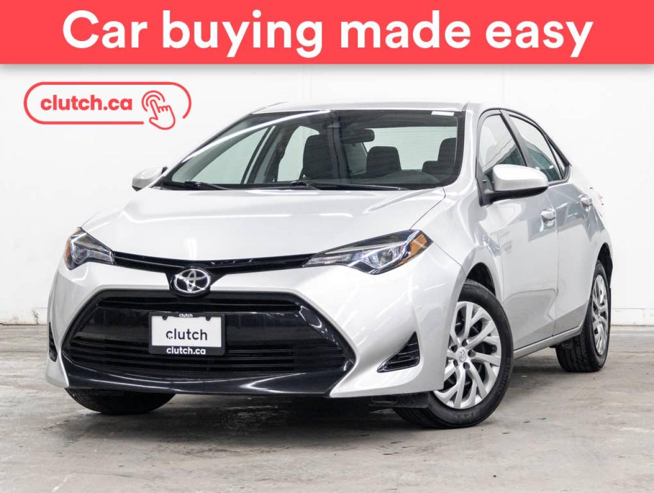 Used 2017 Toyota Corolla LE w/ Heated Front Seats, Rearview Camera, Adaptive Cruise Control for sale in Toronto, ON