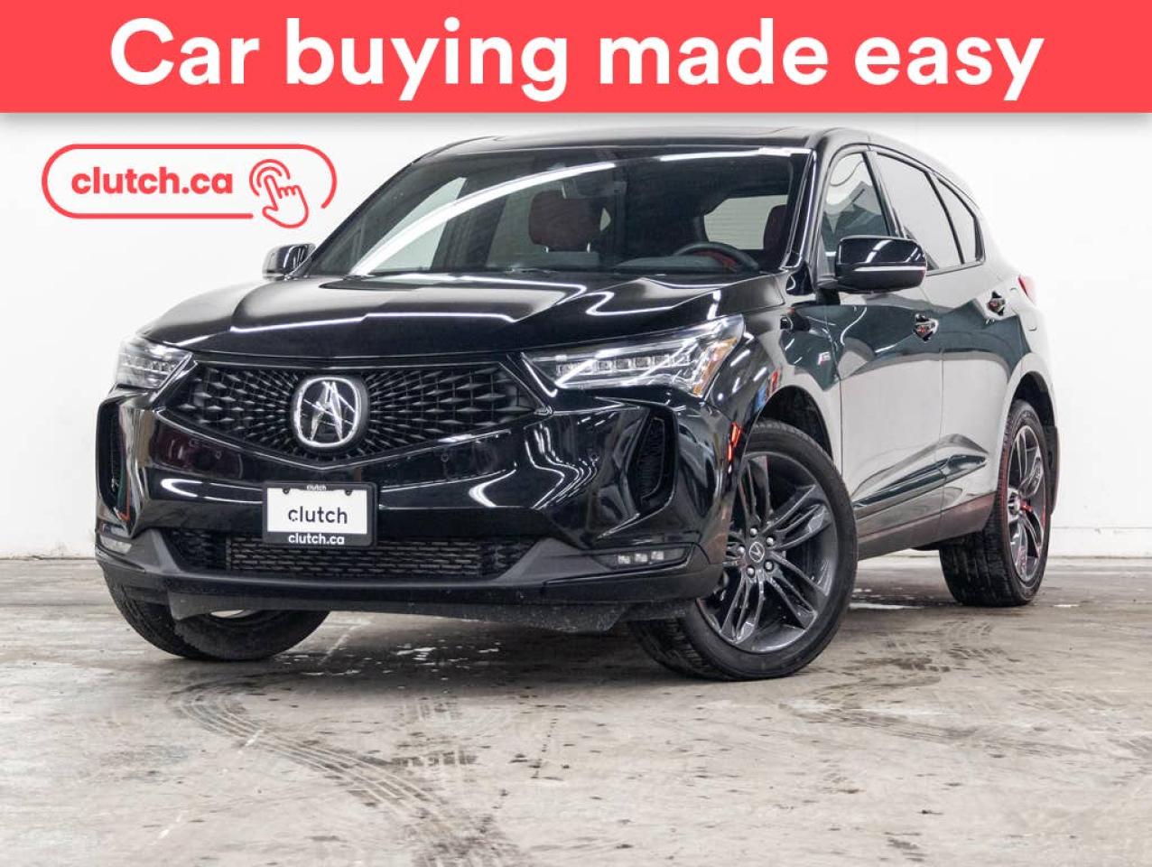 Used 2023 Acura RDX A-Spec AWD w/ Apple CarPlay & Android Auto, Heated Steering Wheel, Heated Front Seats for sale in Toronto, ON