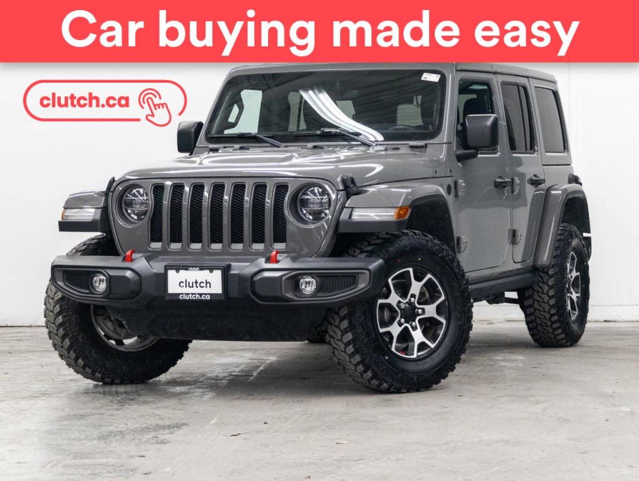 Used 2021 Jeep Wrangler Unlimited Rubicon 4X4 w/ Apple CarPlay & Android Auto, Rearview Cam, Nav for sale in Toronto, ON