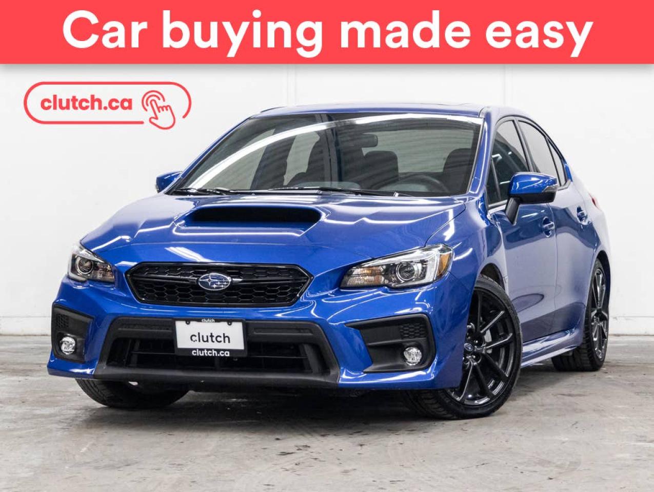 Used 2021 Subaru WRX Sport-Tech w/ Apple CarPlay & Android Auto, Heated Front Seats, Rearview Camera for sale in Toronto, ON