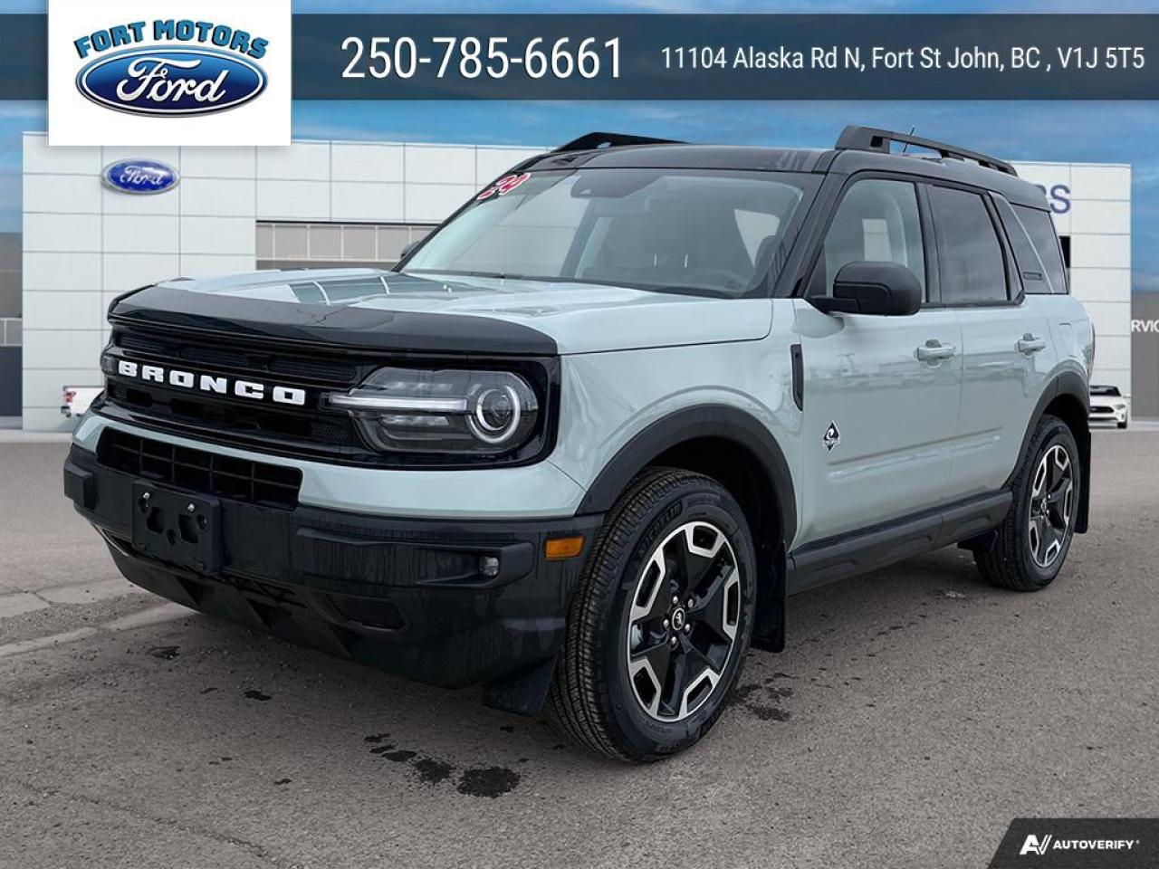 New 2024 Ford Bronco Sport Outer Banks® for sale in Fort St John, BC