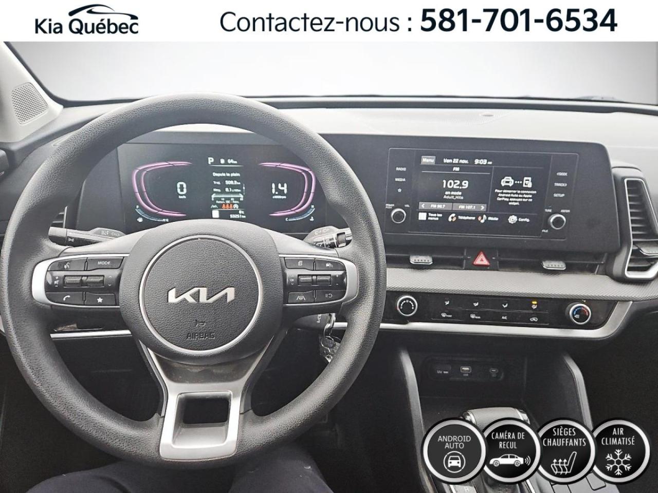 Used 2023 Kia Sportage LX * AWD* CARPLAY* SIEGES CHAUFFANTS* BLUETOOTH* for sale in Québec, QC