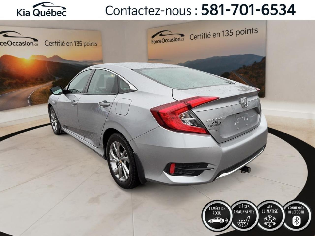 Used 2019 Honda Civic LX * CVT* CARPLAY* CAMERA* SIEGES CHAUFFANTS* for sale in Québec, QC