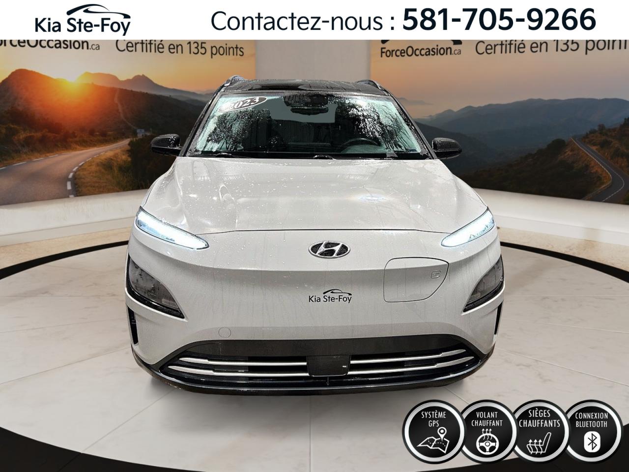 Used 2023 Hyundai KONA Electric PREFERRED* GPS* VOLANT CHAUFFANT* CRUISE* for sale in Ste-Foy, QC