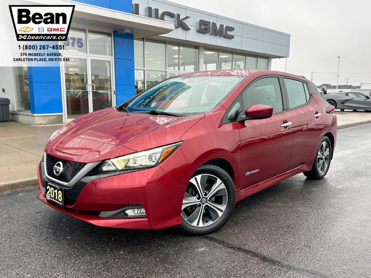 Used 2018 Nissan Leaf SV FULLY ELECTRIC WITH REMOTE ENTRY, HEATED SEATS, HEATED STEERING WHEEL, NAVIGATION, E-PEDAL, APPLE CARPLAY AND ANDROID AUTO for sale in Carleton Place, ON