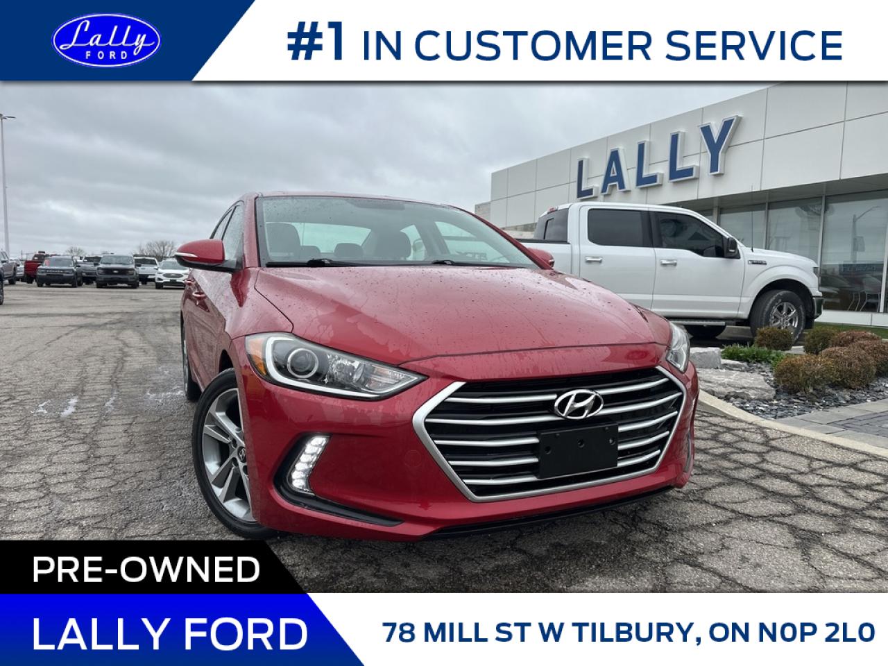 Used 2017 Hyundai Elantra GLS, Only 60,512 km’s, mint!! for sale in Tilbury, ON