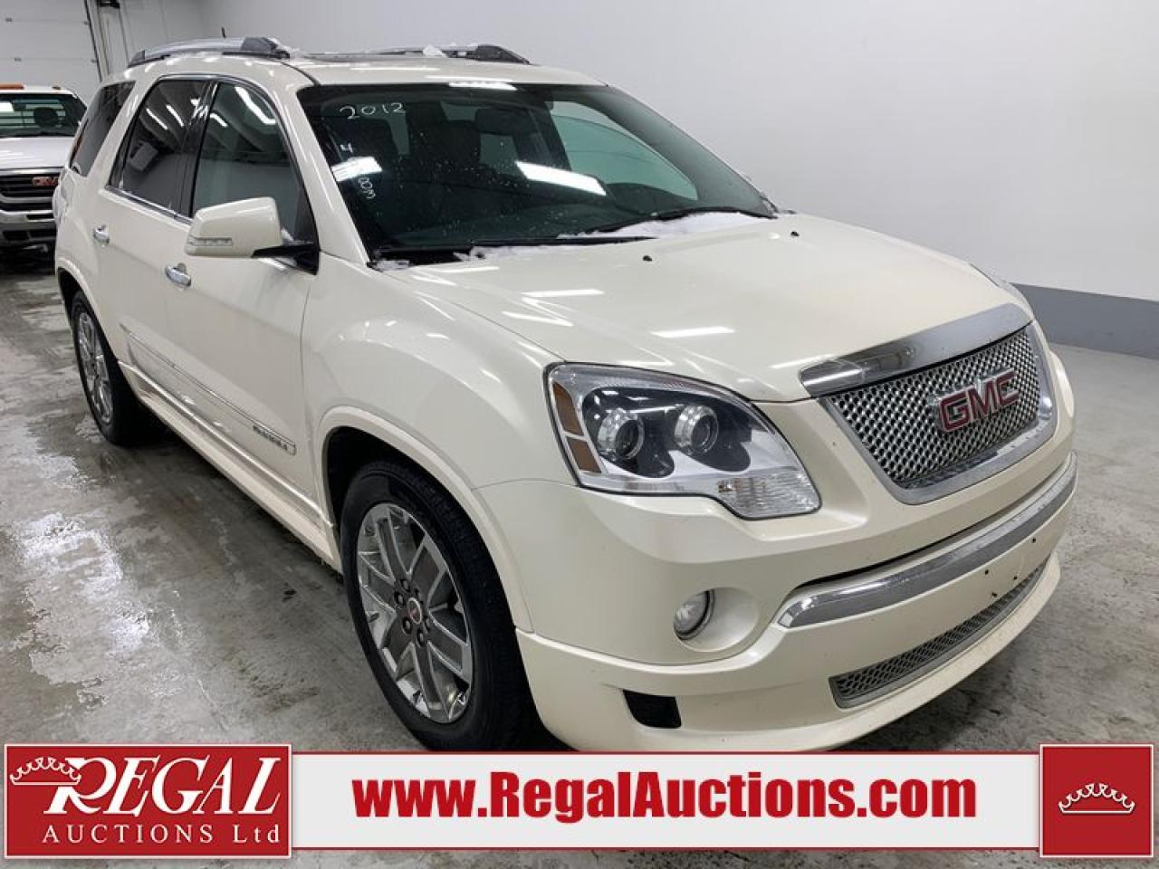 Used 2012 GMC Acadia Denali for sale in Calgary, AB