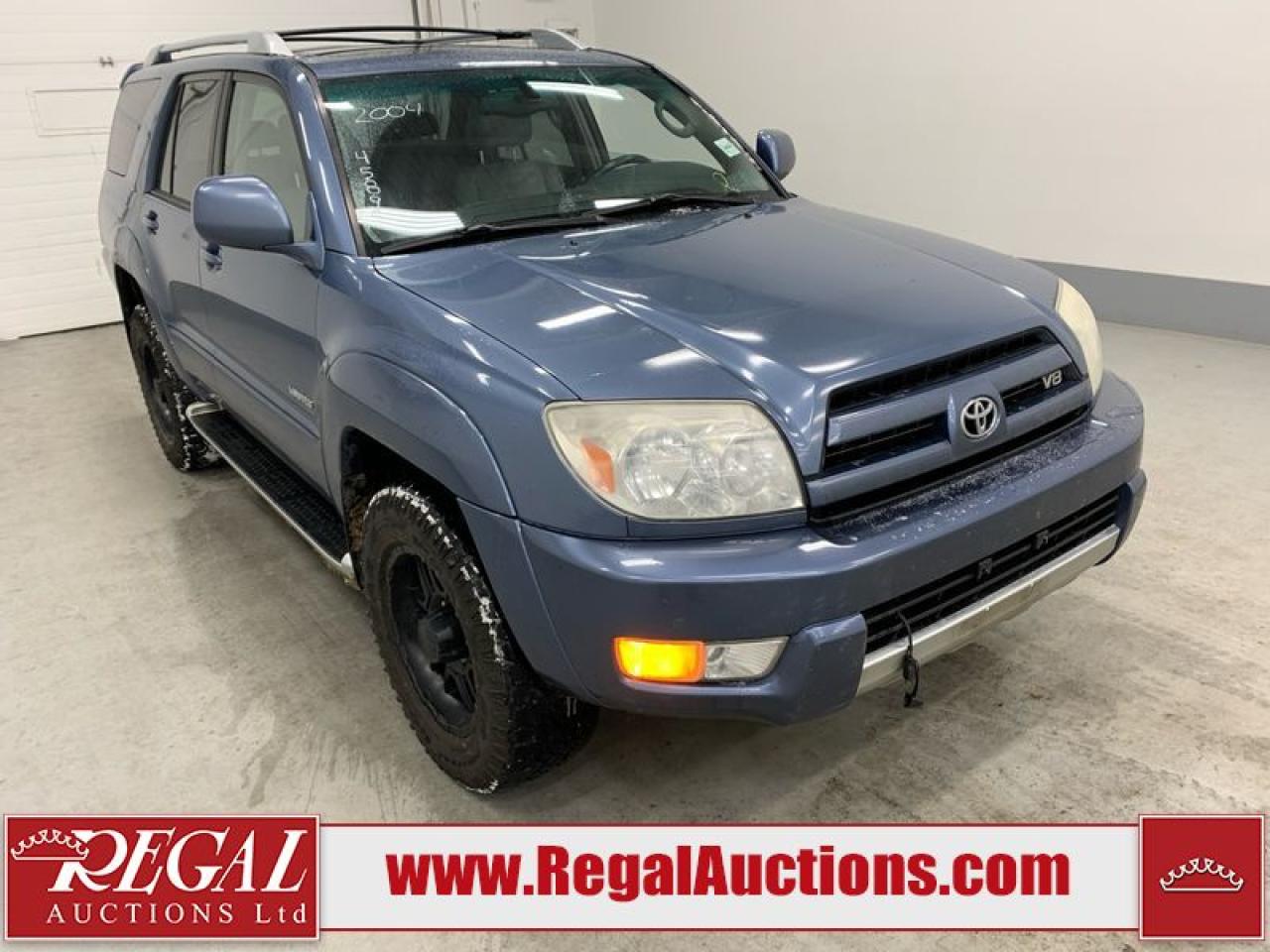 Used 2004 Toyota 4Runner Limited for sale in Calgary, AB