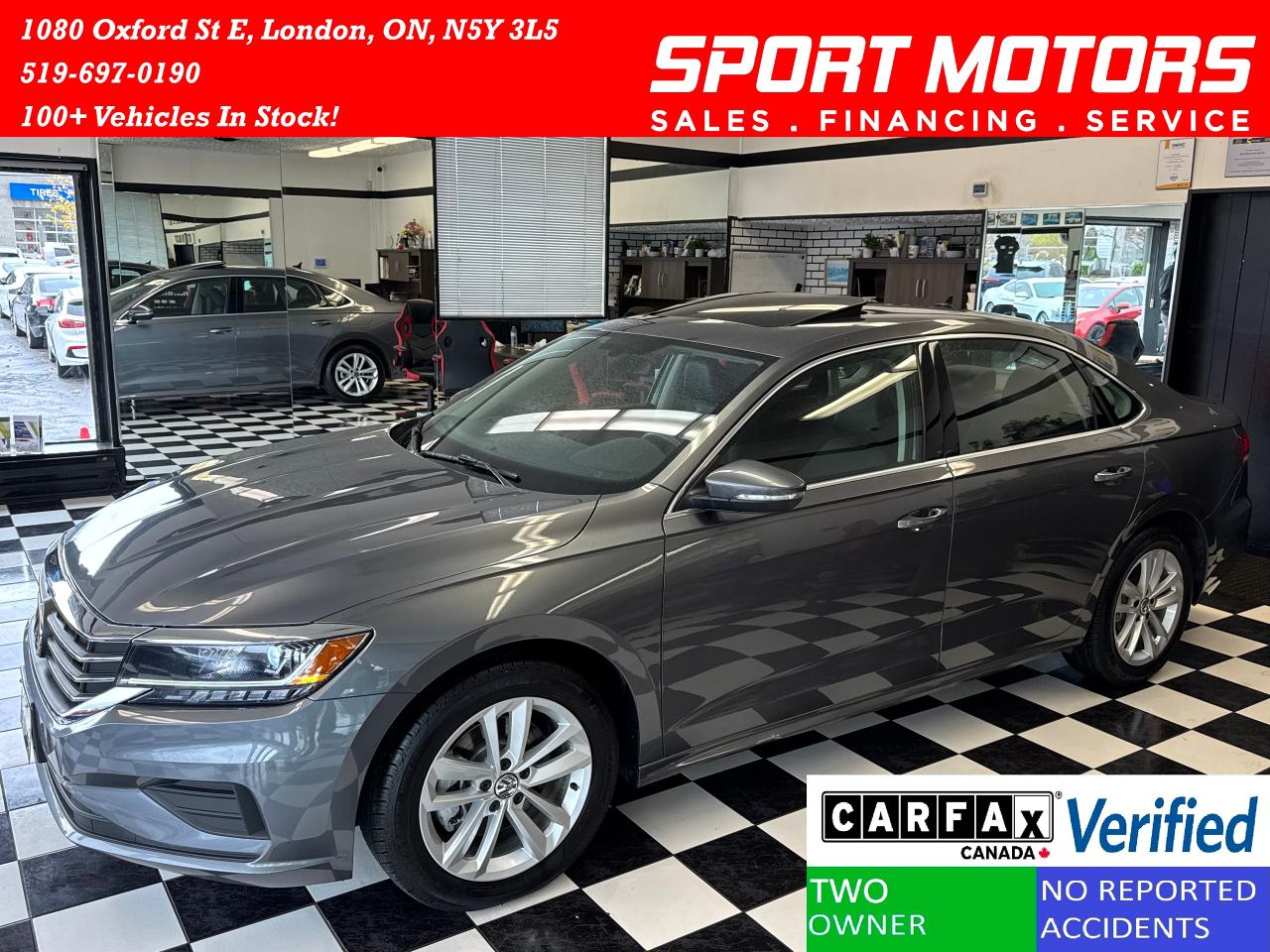 Used 2021 Volkswagen Passat Highline+Adaptive Cruise+LKA+CLEAN CARFAX for sale in London, ON