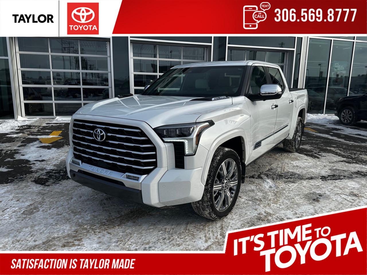 New 2024 Toyota Tundra Hybrid Capstone for sale in Regina, SK