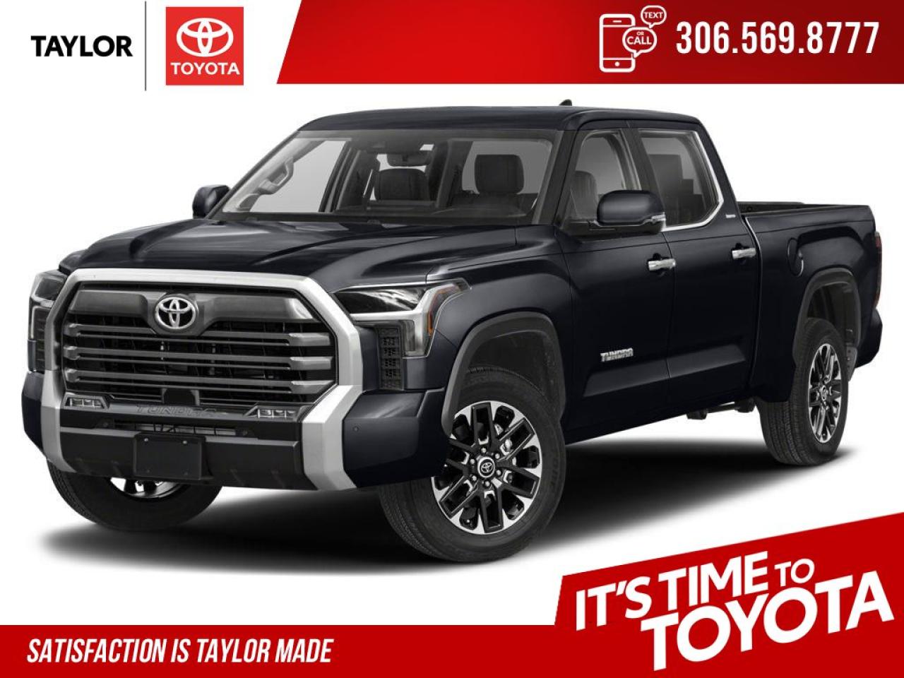 New 2024 Toyota Tundra Limited Crewmax with 6.5 Foot Long Box for sale in Regina, SK