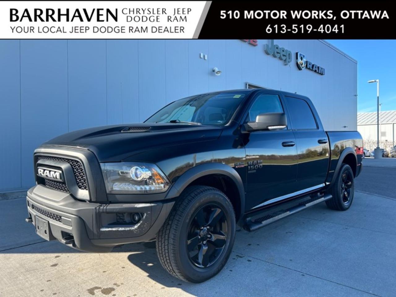 Used 2019 RAM 1500 Classic Warlock 4x4 Crew w/Sunroof for sale in Ottawa, ON