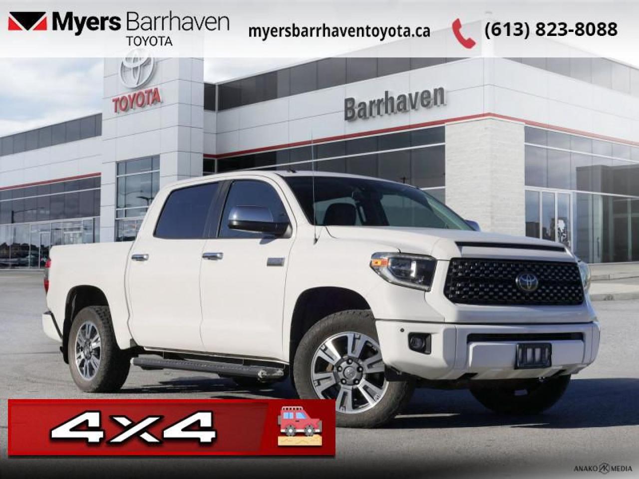 Used 2019 Toyota Tundra 4x4 Crewmax Platinum 5.7L  - $329 B/W for sale in Ottawa, ON