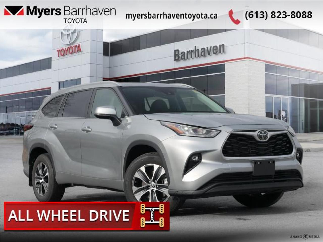 Used 2024 Toyota Highlander XLE  - Certified - Sunroof for sale in Ottawa, ON