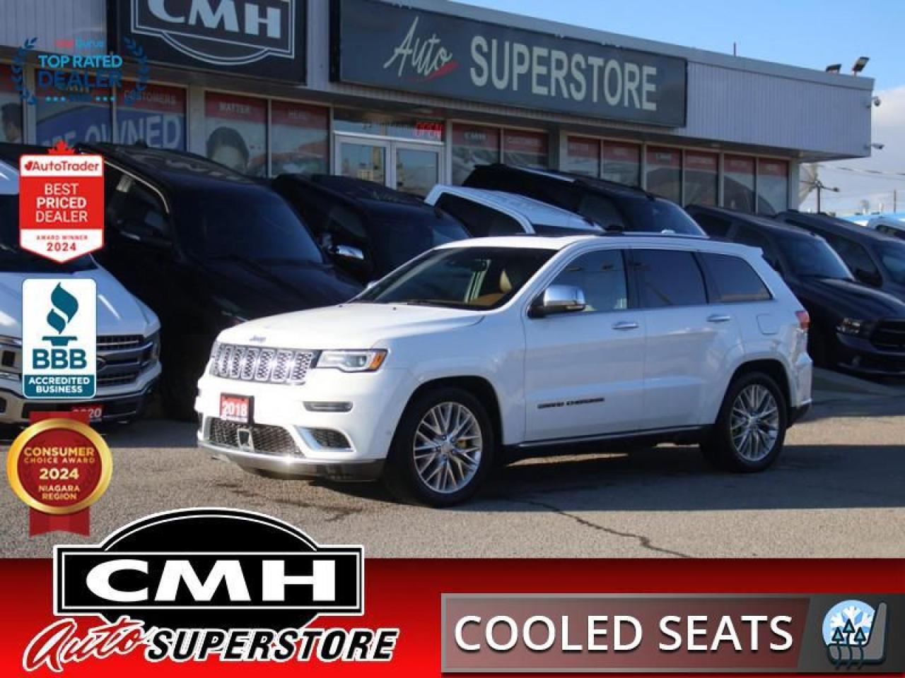 Used 2018 Jeep Grand Cherokee Summit  **3.0L ECODIESEL V6** for sale in St. Catharines, ON