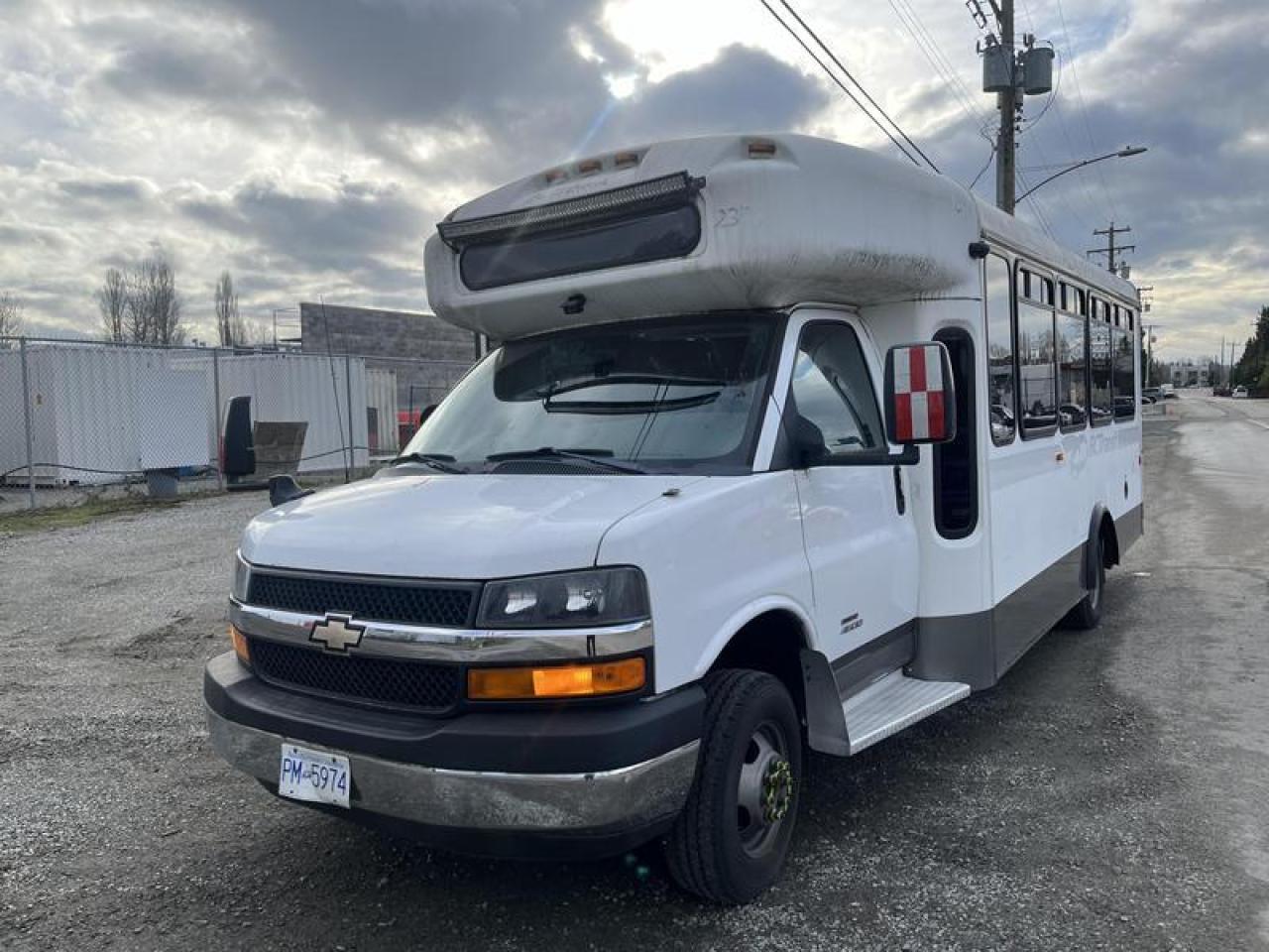 Used 2012 Chevrolet Express G4500 17 Passenger Bus Diesel with Wheelchair Accessibility for sale in Burnaby, BC