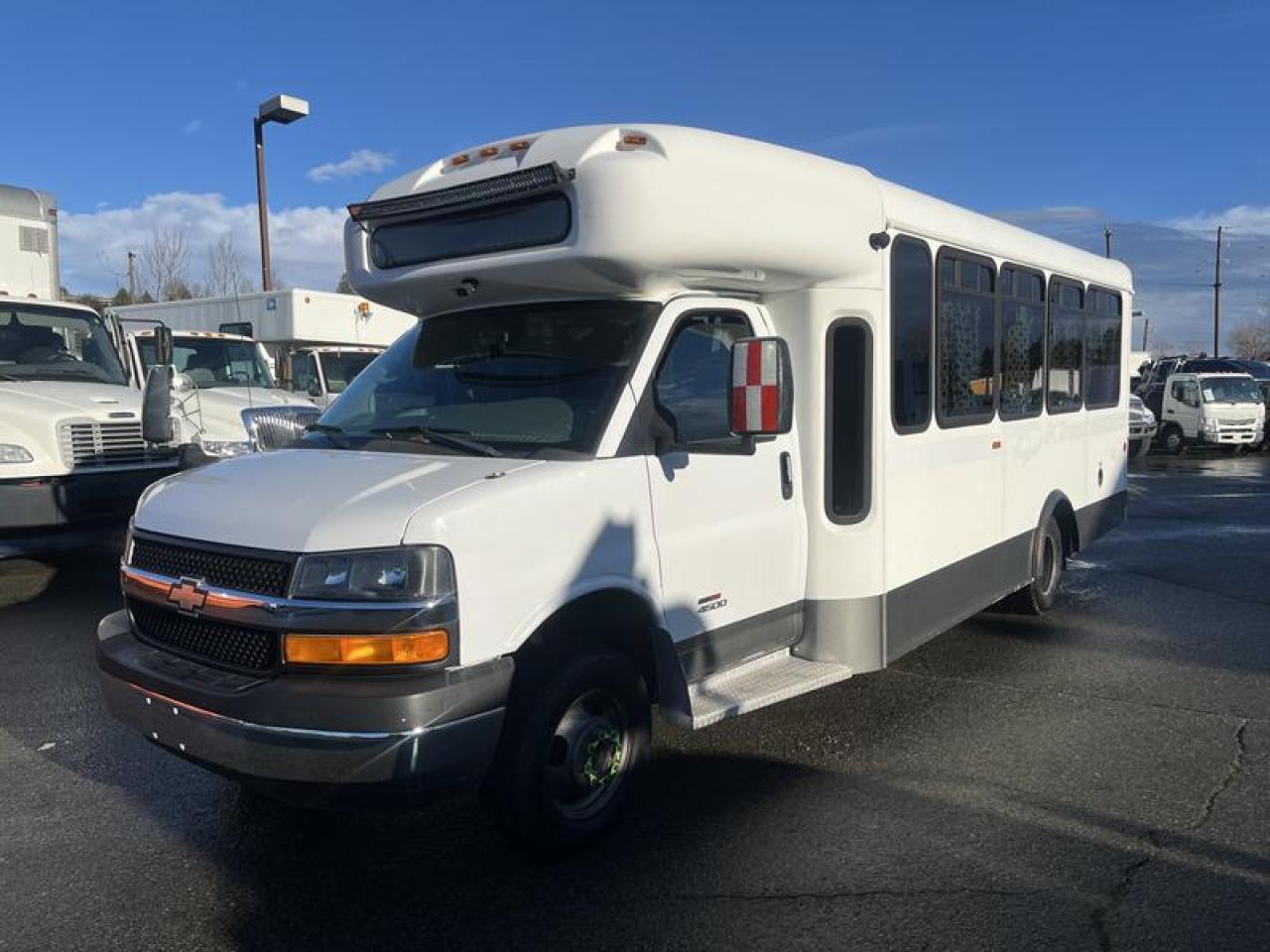 Used 2012 Chevrolet Express G4500 17 Passenger Bus Diesel with Wheelchair Accessibility for sale in Burnaby, BC