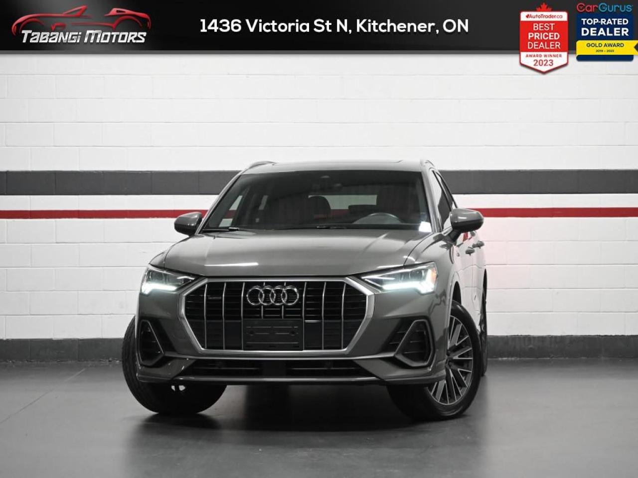 Used 2022 Audi Q3 Progressiv  S-Line Brown Interior Digital Dash Ambient Light Panoramic Roof for sale in Mississauga, ON