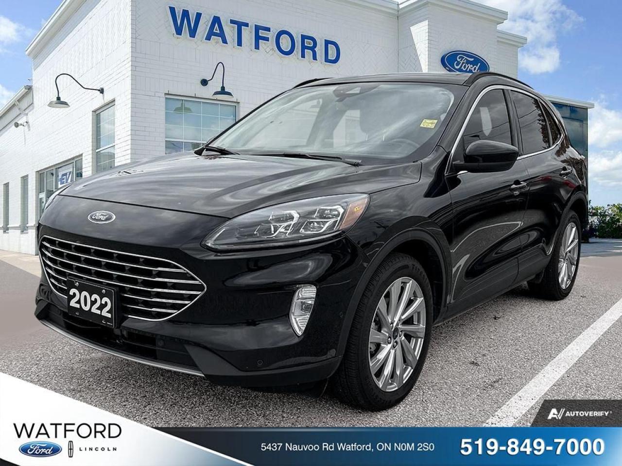 Used 2022 Ford Escape Hybrid Titanium hybride TI for sale in Watford, ON