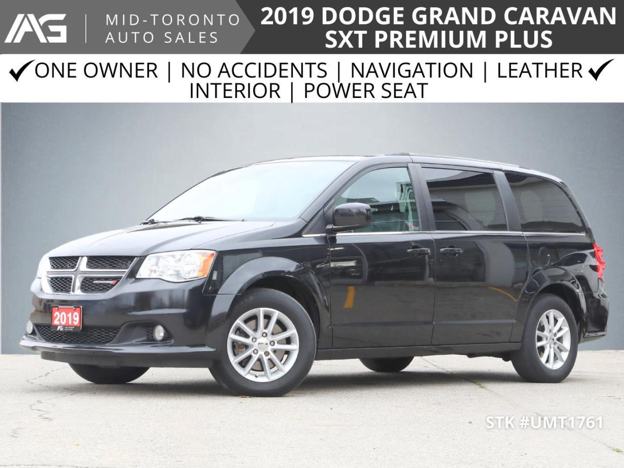 Used 2019 Dodge Grand Caravan SXT Premium Plus - One Owner - No Accidents - Navigation - Leather - Power Seat - STOW N GO for sale in North York, ON