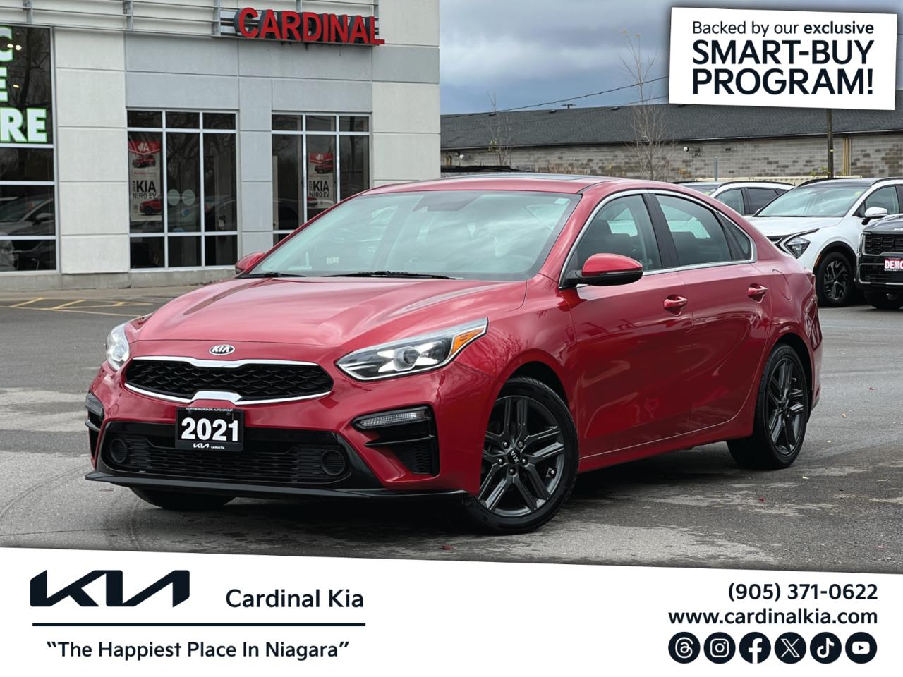 Used 2021 Kia Forte EX+ IVT for sale in Niagara Falls, ON