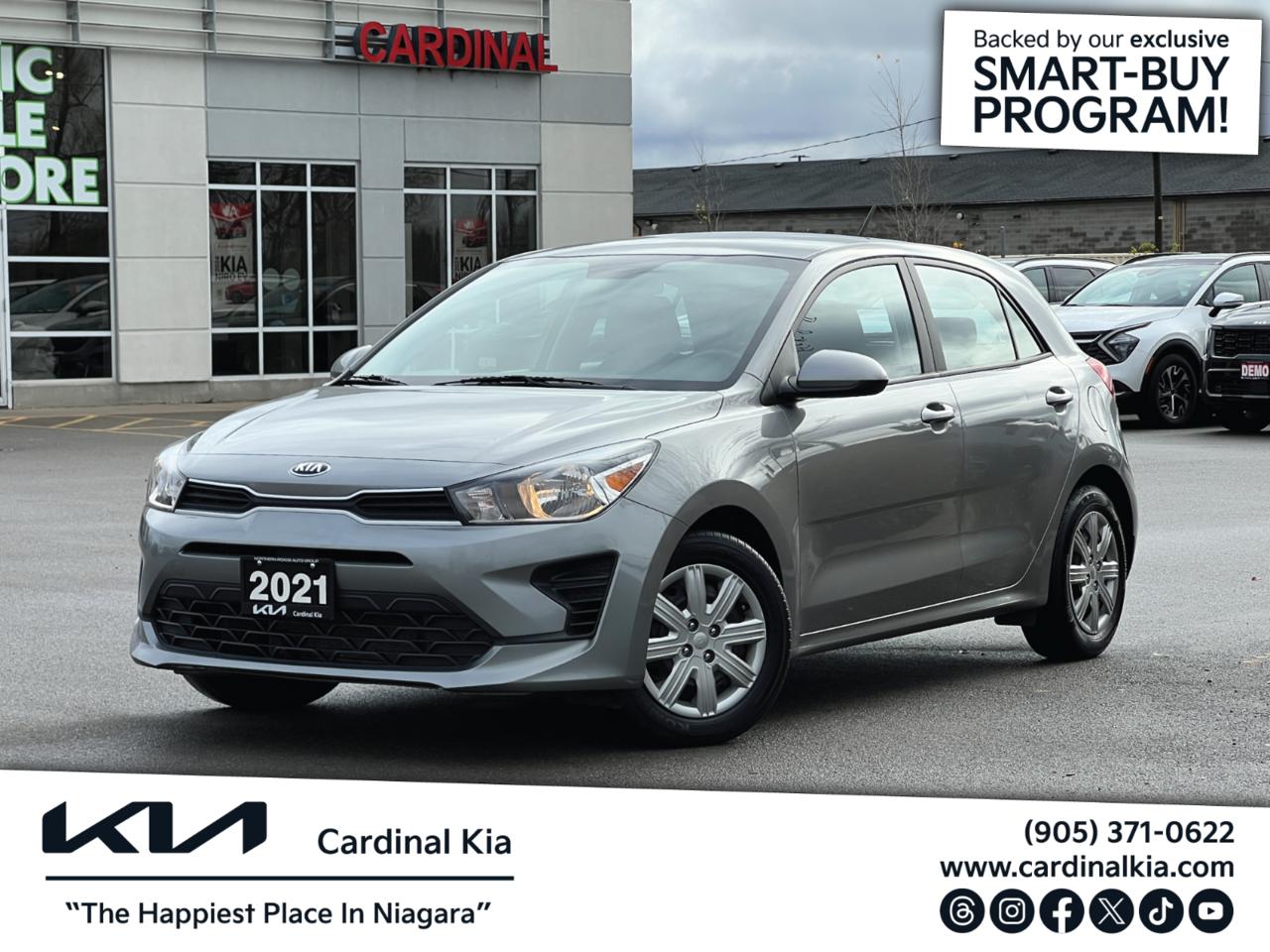 Used 2021 Kia Rio 5-Door LX+ IVT for sale in Niagara Falls, ON