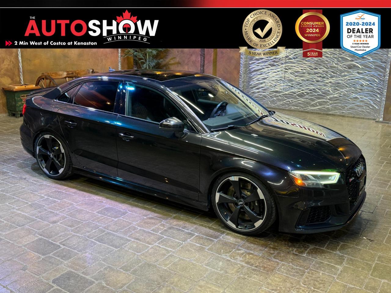 Used 2018 Audi RS 3 2.5 TFSI S TRONIC QUATTRO for sale in Winnipeg, MB