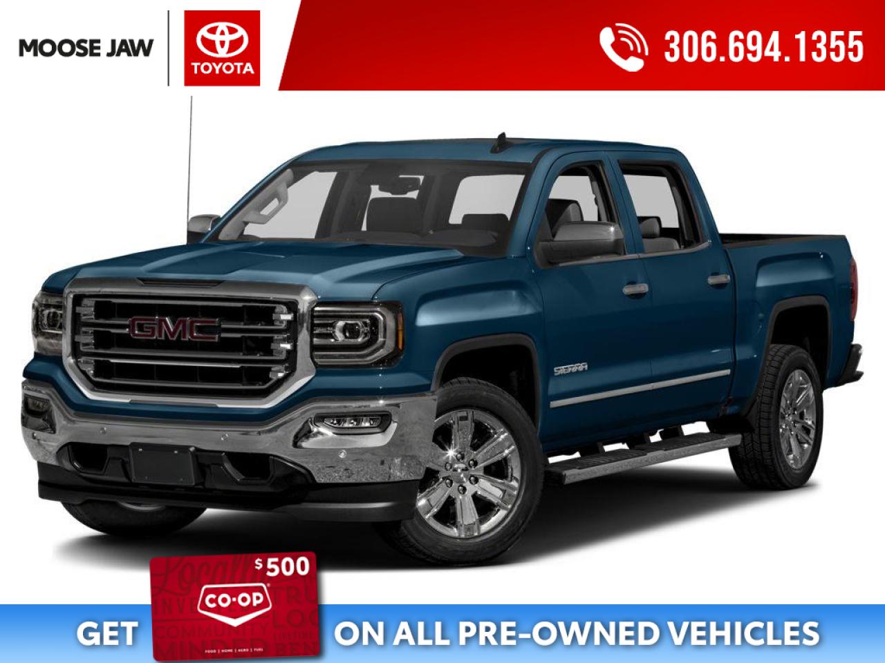 Used 2018 GMC Sierra 1500 SLT for sale in Moose Jaw, SK