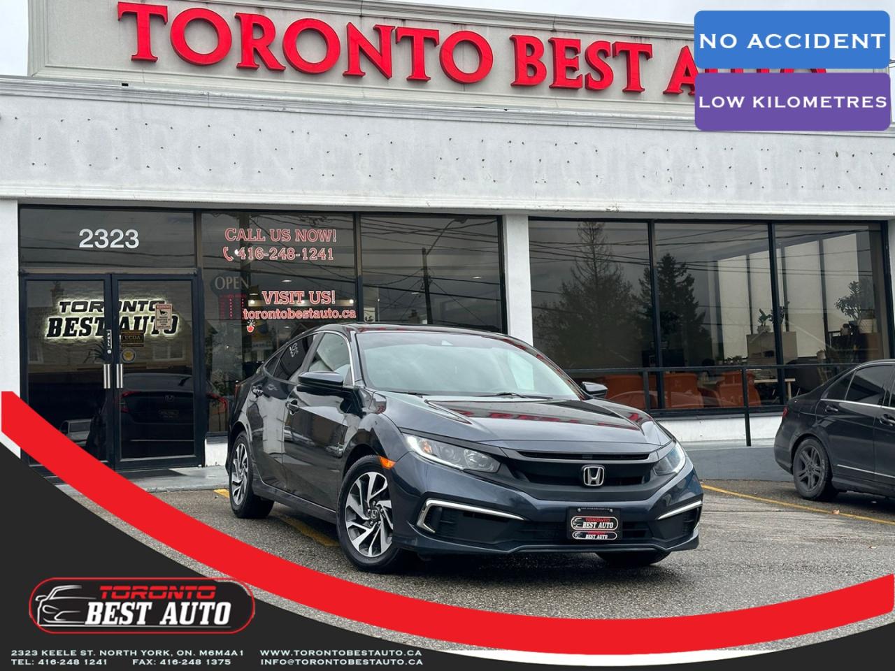 Used 2019 Honda Civic |EX|CVT|NO ACCIDENT|LOW KM| for sale in Toronto, ON