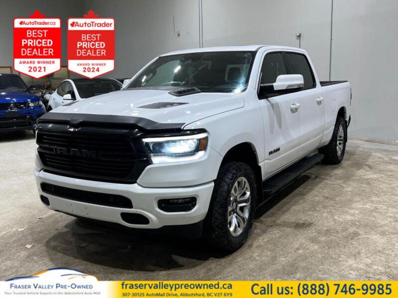 Used 2021 RAM 1500 Sport  Night Edition, 12-in Screen, Pano Roof for sale in Abbotsford, BC