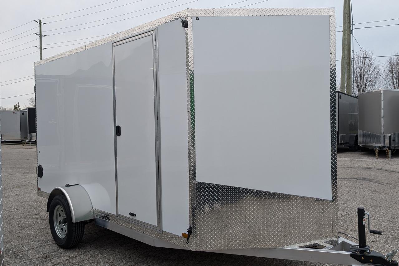 New 2024 Canadian Trailer Company 6x12  V-Nose Cargo Trailer Aluminum Single Axle for sale in Guelph, ON