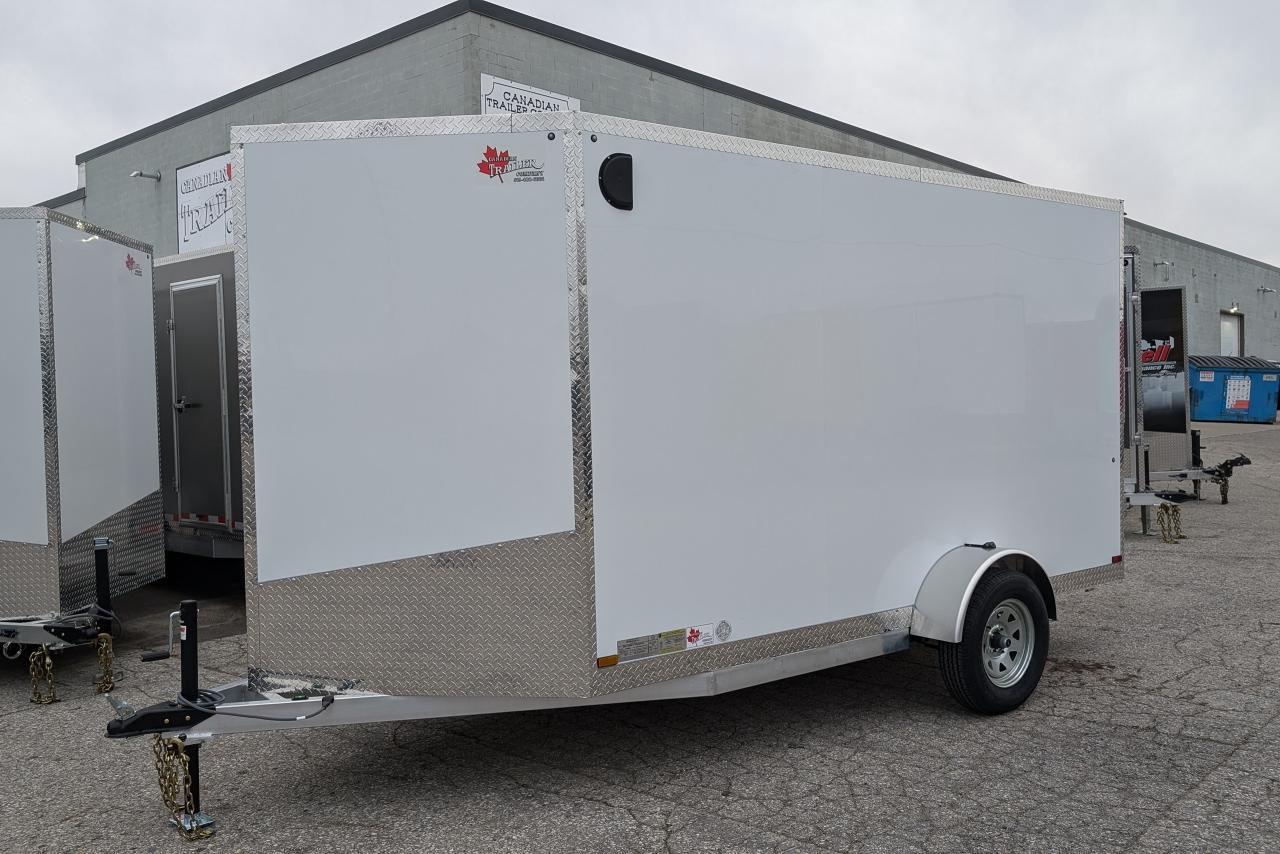 2024 Canadian Trailer Company 6x12  V-Nose Cargo Trailer Aluminum Single Axle