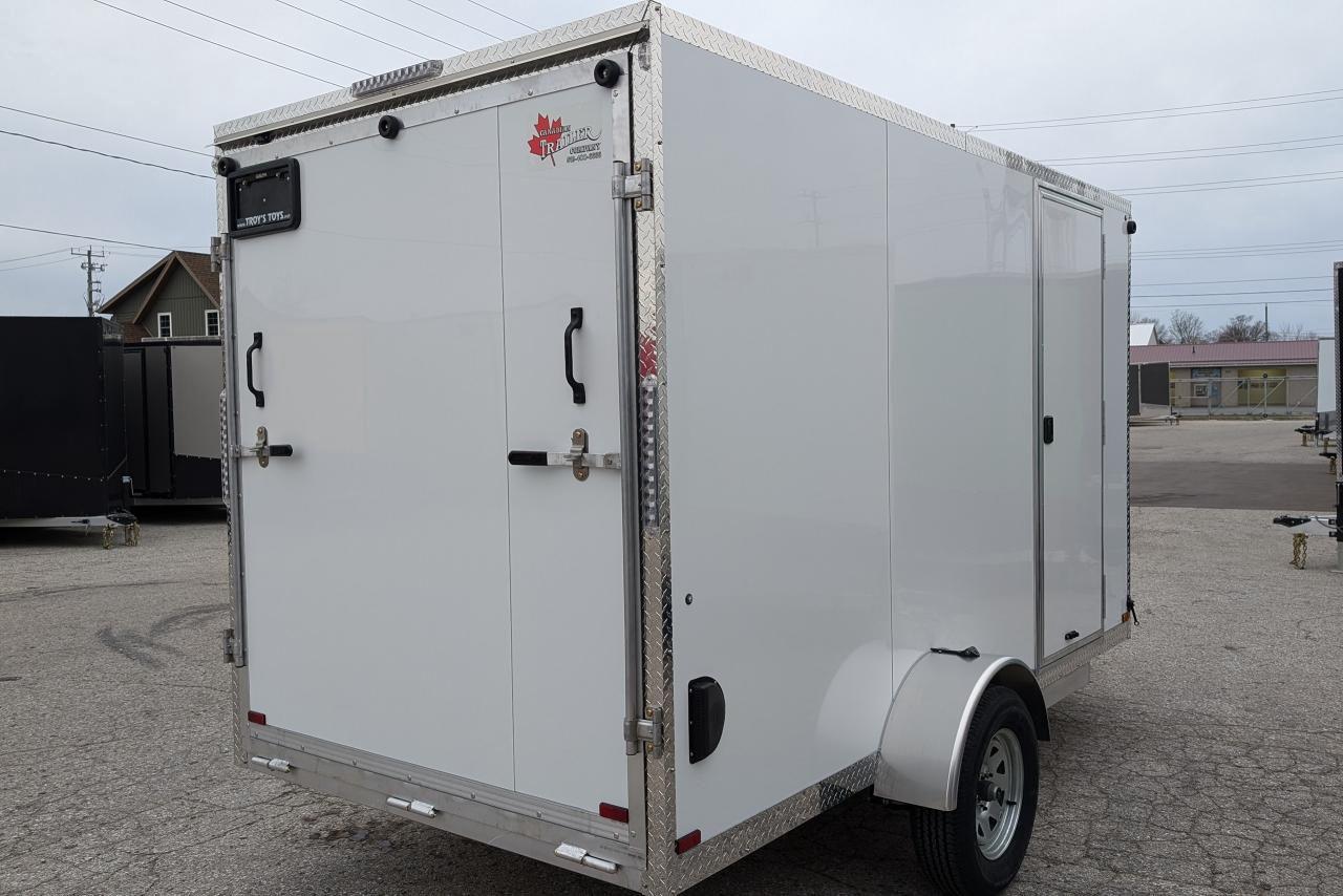 2024 Canadian Trailer Company 6x12  V-Nose Cargo Trailer Aluminum Single Axle