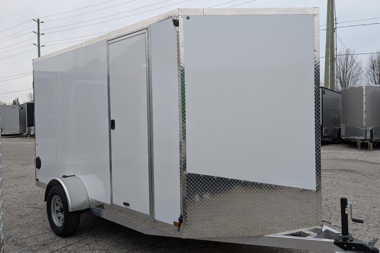 2024 Canadian Trailer Company 6x12  V-Nose Cargo Trailer Aluminum Single Axle