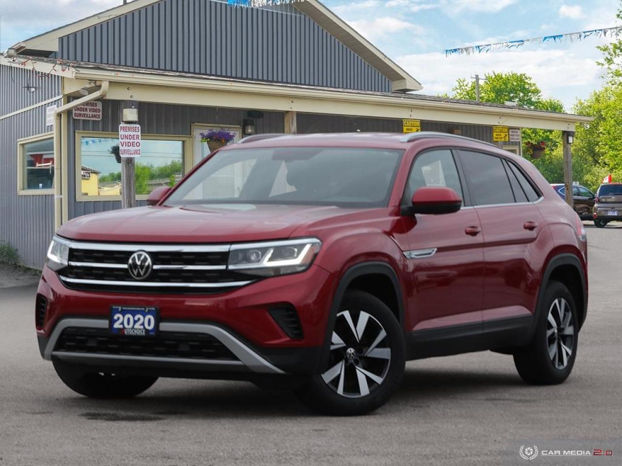 <p>Step into the drivers seat of this sleek 2020 Volkswagen Atlas Trendline 2.0 TSI 4MOTION, CROSS SPORT,ECO & SPORT, a true head-turner with its striking red exterior and luxurious charcoal interior. This spacious SUV offers ample room for both passengers and cargo, making it perfect for families on the go or adventurers seeking comfort and style. Under the hood, the 2.0L I4 Turbo engine delivers a powerful performance, while the all-wheel drive system ensures confident handling in any weather condition. At Auto Choice Sales, youll find this well-maintained Atlas with only 92,569km on the odometer.</p><p>This Atlas boasts a host of features designed to enhance your driving experience. Enjoy the convenience of keyless entry and remote start, keeping you comfortable no matter the weather. The heated seats and steering wheel will keep you warm during those chilly Canadian winters, while the heated mirrors ensure optimal visibility in any condition. Stay connected on the road with Apple CarPlay and Android Auto, allowing you to access your favorite apps and music seamlessly. And when it comes to safety, you can rest assured with features like blind spot monitoring, rear cross traffic alert, and forward collision warning, giving you peace of mind on every drive.</p><p>At Auto Choice Sales, were committed to providing our customers with the best possible vehicle experience. This 2020 Volkswagen Atlas Trendline is a testament to that commitment, offering a blend of style, performance, and safety that youll appreciate for years to come.</p><p><em>Powered by AutoIntelligence™ AI</em></p>