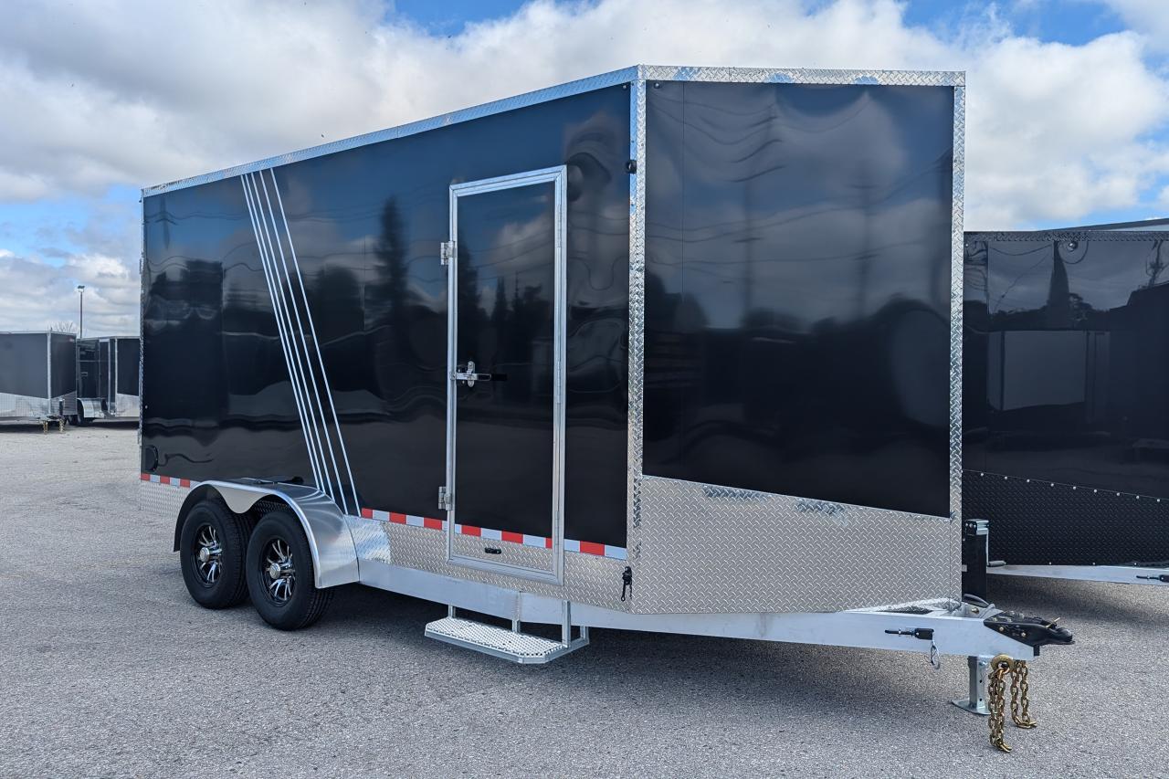 New 2024 Canadian Trailer Company 7x16 V-Nose Cargo Trailer Aluminum Tandem Axle for sale in Guelph, ON