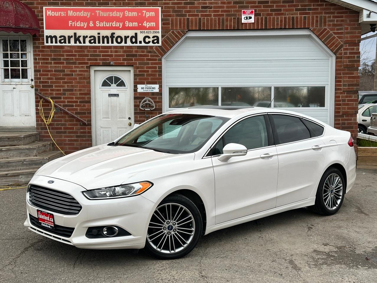 Used 2013 Ford Fusion SE HTD LTHR Sunroof Bluetooth XM BackupCam Alloys for sale in Bowmanville, ON