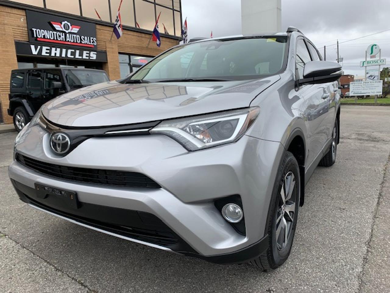 <br>Gorgeous 2017 Toyota RAV 4 XLE. This AWD beauty come very well equipped. Factory options include POWER SUNROOF *** AUTO MATIC TRANSMISSION>>>> HEATED SEATS >>>> REVERSE CAMERA **** POWER SEATS >>>  FULL POWER GROUP and so much more<br><br>****  FULL SERVICE RECORDS TO DATE WITH TOYOTA *****<br><br>Topnotch Auto Sale is a well established dealer, being in business for well over 14 years. We pride ourselves on how we maintain relationships with our clients, making customer service our first priority. We always aim to keep our large indoor showroom stocked with a diverse inventory, containing the right car for any type of customer. If financing is needed, we provide on the spot financing on all makes and vehicle models. We welcome you to give us a call, take a look online, or come to our establishment at 5161 Steeles Avenue West to take a look at what we have. Looking forward to seeing you !