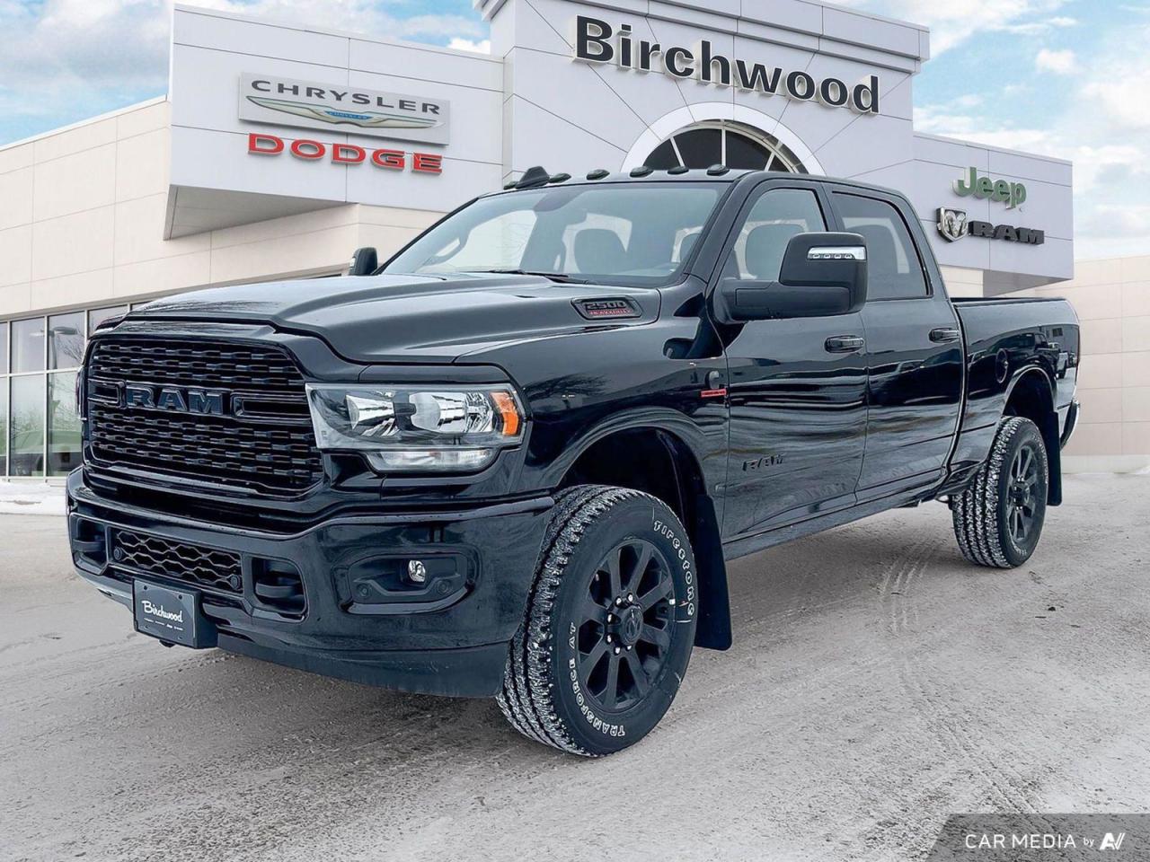 New 2024 RAM 2500 Big Horn Night Edition | 6.7L Cummins I–6 turbocharged diesel engine for sale in Winnipeg, MB