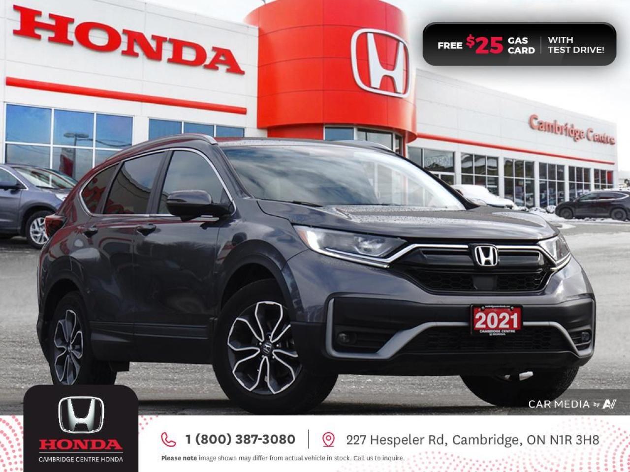 Used 2021 Honda CR-V EX-L HONDA SENSING TECHNOLOGIES | REARVIEW CAMERA | APPLE CARPLAY™/ANDROID AUTO™ for sale in Cambridge, ON