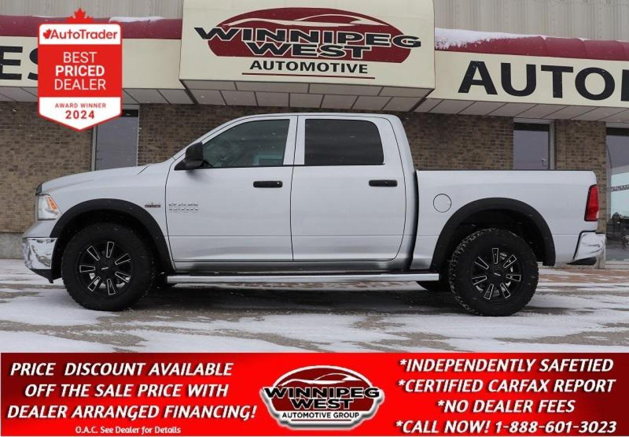 Used 2015 RAM 1500 SXT CREW 5.7L HEMI 4x4, WELL EQUIPPED, LOW KMS! for sale in Headingley, MB